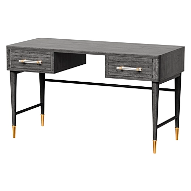 Modern Talia Desk, Sleek Design 3D model image 1 