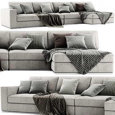 Formerin Italia Hermes Chaise Longue sofa 3D model image 1 