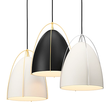 Modern Bentlee Pendant Light 3D model image 1 