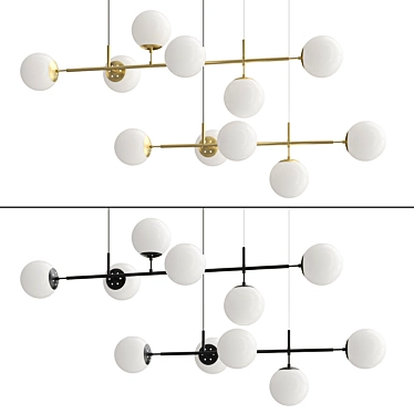 Artisanal Design Lamps: EDMUND 3D model image 1 