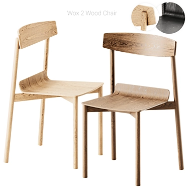 Modern Artu Wox 2 Chair 3D model image 1 