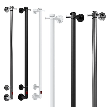 Electric Towel Warmer Chrome Finish 3D model image 1 