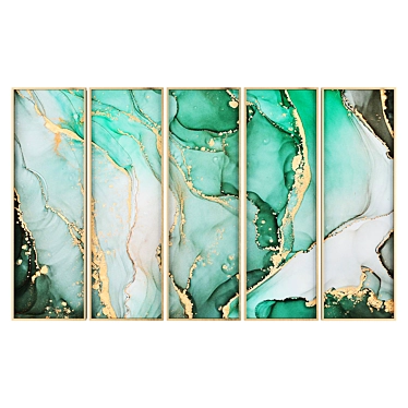 Modern Art Collection 3D model image 1 