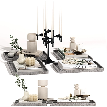 Elegant Decor Set for Stylish Interiors 3D model image 1 