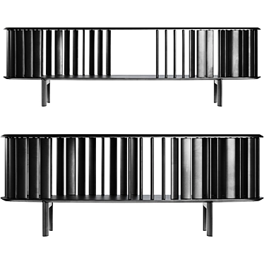 Versatile Free-standing Storage Units 3D model image 1 