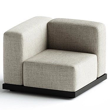 N-S02 Armchair: Karimoku Collection 3D model image 1 