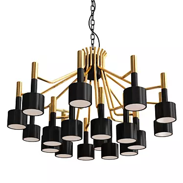 Ella 20 Chandelier, 120cm Diameter 3D model image 1 