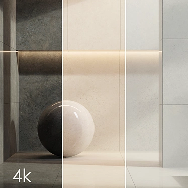 Cifre Porcelain Tile Bundle: Antracite, Cream, Pearl 3D model image 1 