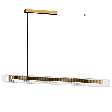 Elegant Vidrio Pendant Lighting 3D model image 1 