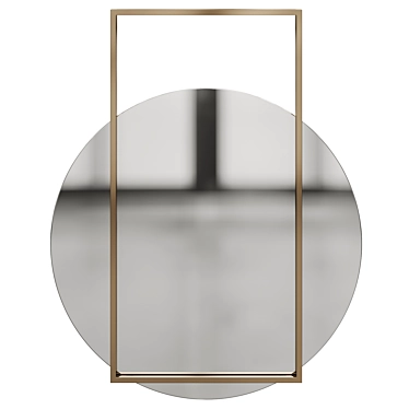 PENDULUM GOLD ROUND WALL MIRROR