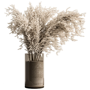 Pampas 104: Dried Plant Decor 3D model image 1 