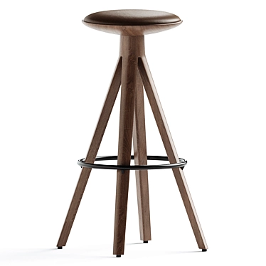 Modern Chic Kalota Bar Chair 3D model image 1 