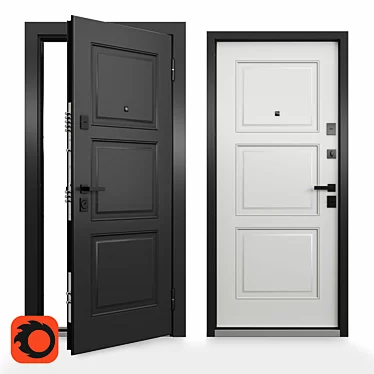 Ultimatum M Steel Entry Door 3D model image 1 