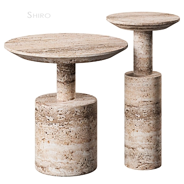 Shiro Side Table by Cornerdesign 3D model image 1 