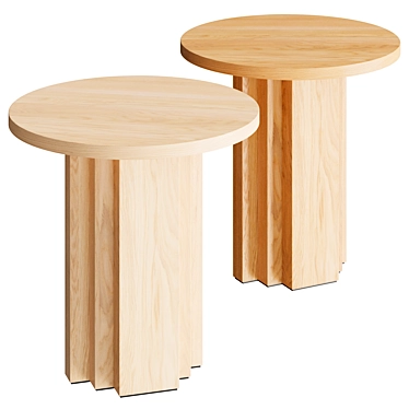 Minimalist Design Side Table 3D model image 1 