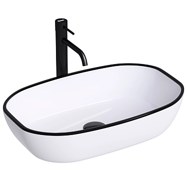 Modern REA Jovita Countertop Sink 3D model image 1 