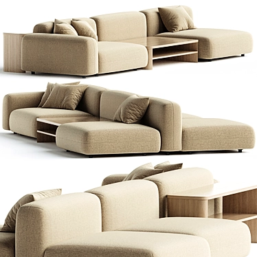 Tokio Sofa by Arflex 3D model image 1 