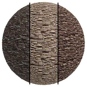 Stacked Stone Texture Set | 4K 3D model image 1 