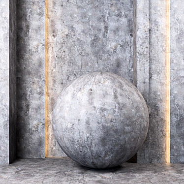 Concrete PBR Textures Bundle 3D model image 1 