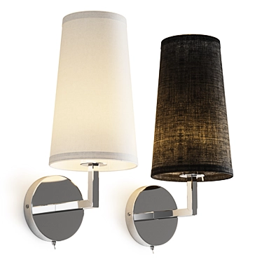 Modern Chic Wall Sconce 3D model image 1 