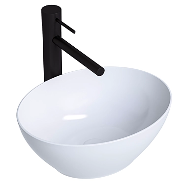 Sofia Mini Tabletop Sink 3D model image 1 