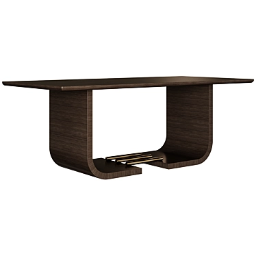 Ralston Dining Table by ARTERIORS 3D model image 1 