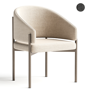 Modern Dining Chair 3D Model 3D model image 1 