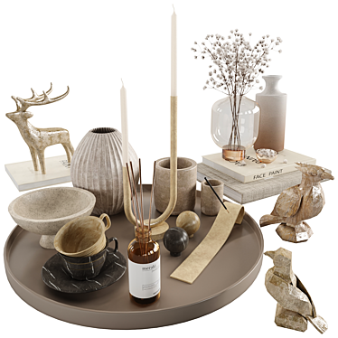 Brown Decorative Set