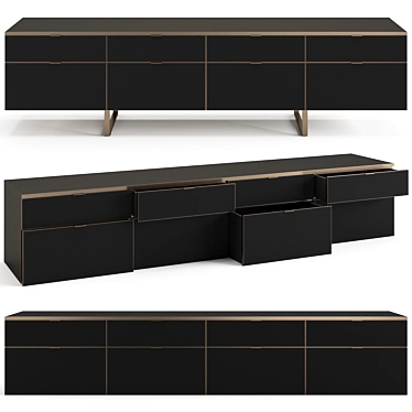 Modern Italian Sideboard by Misuraemme 3D model image 1 