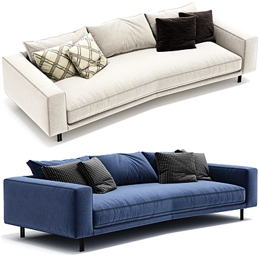 Modular Inno Erba Italia Sofa 3D model image 1 