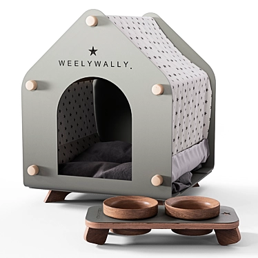 Luxury Pet Furniture Set 3D model image 1 