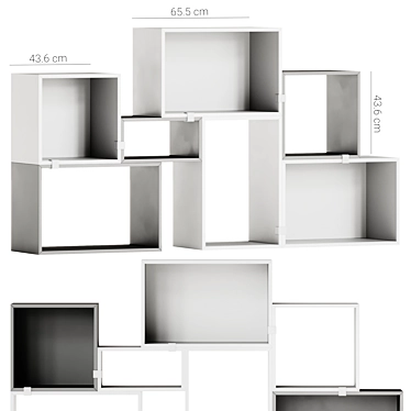 Muuto Stacked Configurations 3 Storage 3D model image 1 