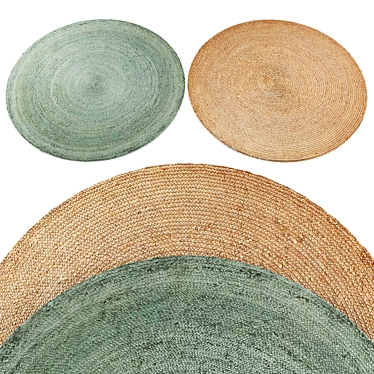 Circular Rug Collection 453 3D model image 1 