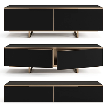 Modern Italian Sideboard: Misuraemme Plan 3D model image 1 