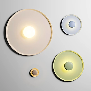 Modern Vibia Top Wall Lamp 3D model image 1 