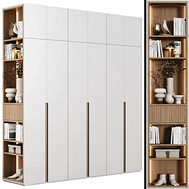 Modern Modular Wardrobes 76 3D model image 1 