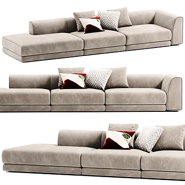 Luxury Rafael Sofa in Corona 3D model image 1 