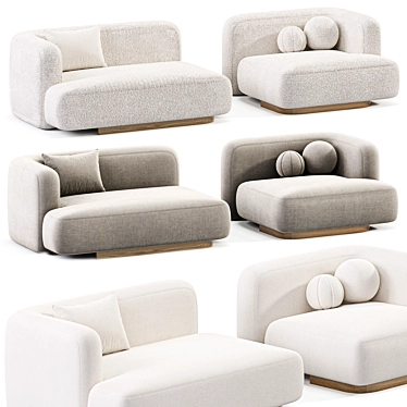 Modern Modular Sofa, 2015 Design 3D model image 1 