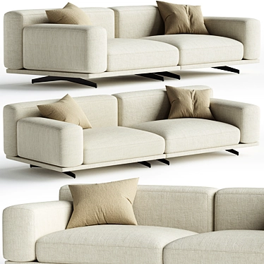 Eichholtz Sofa Grasso: Stylish Modern Design 3D model image 1 
