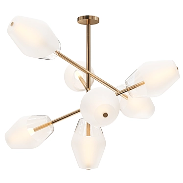 Elegance Redefined: Vendome Chandelier 3D model image 1 