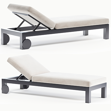  Stylish Sunlounger: GandiaBlasco Islablanca 3D model image 1 