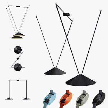 Title: Vibia Plusminus Toolkit Lighting 3D model image 1 