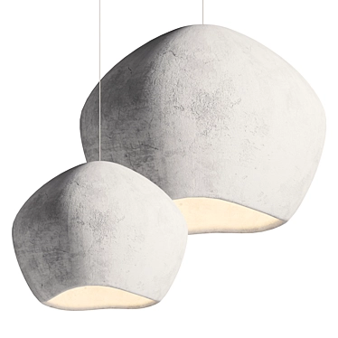 Vakkerlight Concrete Dome Pendant Light 3D model image 1 