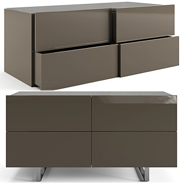 Modern Tao10 Chest Drawers Set 3D model image 1 