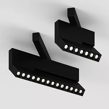 Adjustable Linear Light Fixture 3D model image 1 