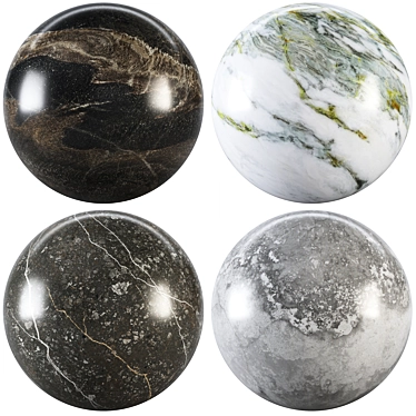 Marble Texture Collection Slabs Tiles 3D model image 1 