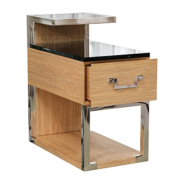 Chelini 5028 Bedside Table 3D model image 1 