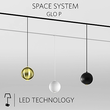 GLO P Pendant Lighting Collection 3D model image 1 