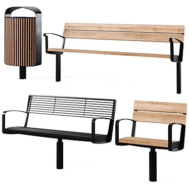 Park benches Intervera by mmcite