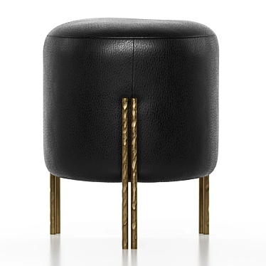 Modern Melange Foot Stool Home 3D model image 1 